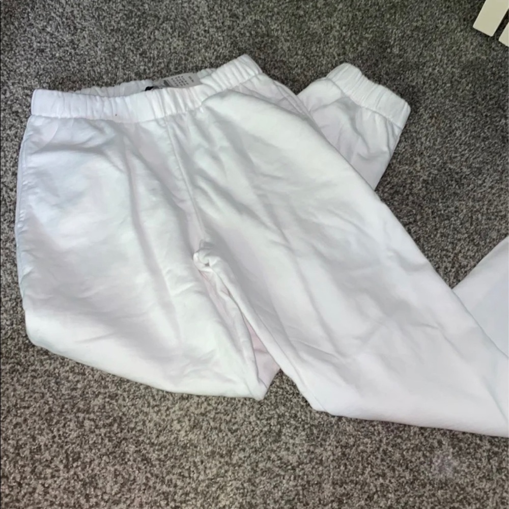 NWT white brandy sweatpants